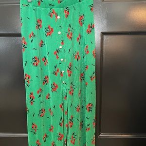 ASOS Floral Midi Skirt